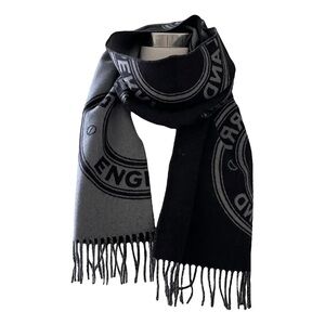 Burberry Grey Roundal Jacquard Scarf